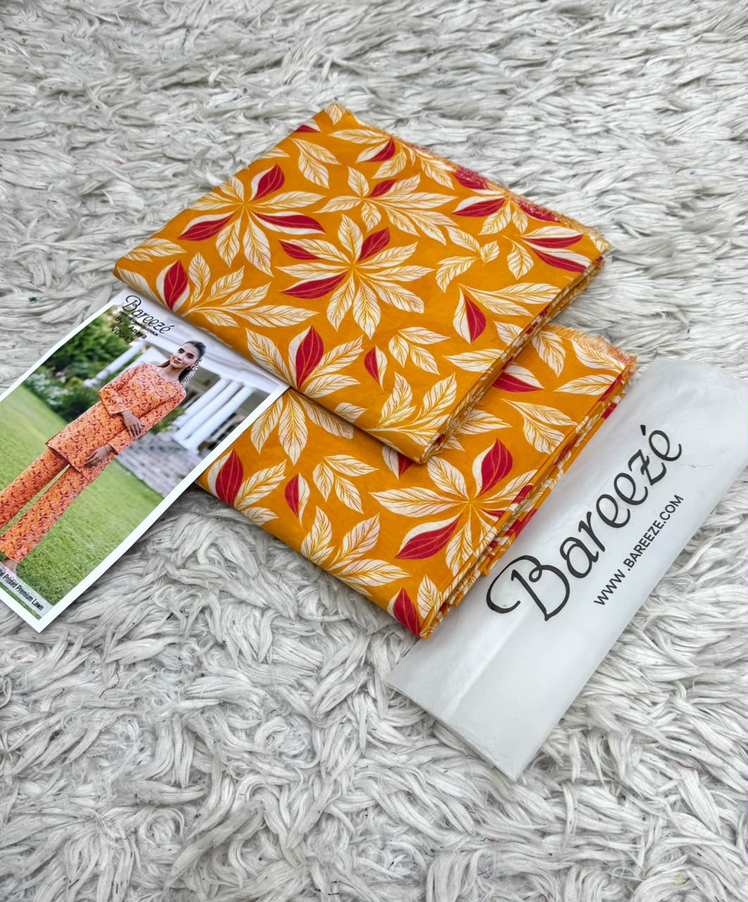 Bareeze Inspired Premium Unstitched 2PC Suit Collection (Shirt & Trouser)