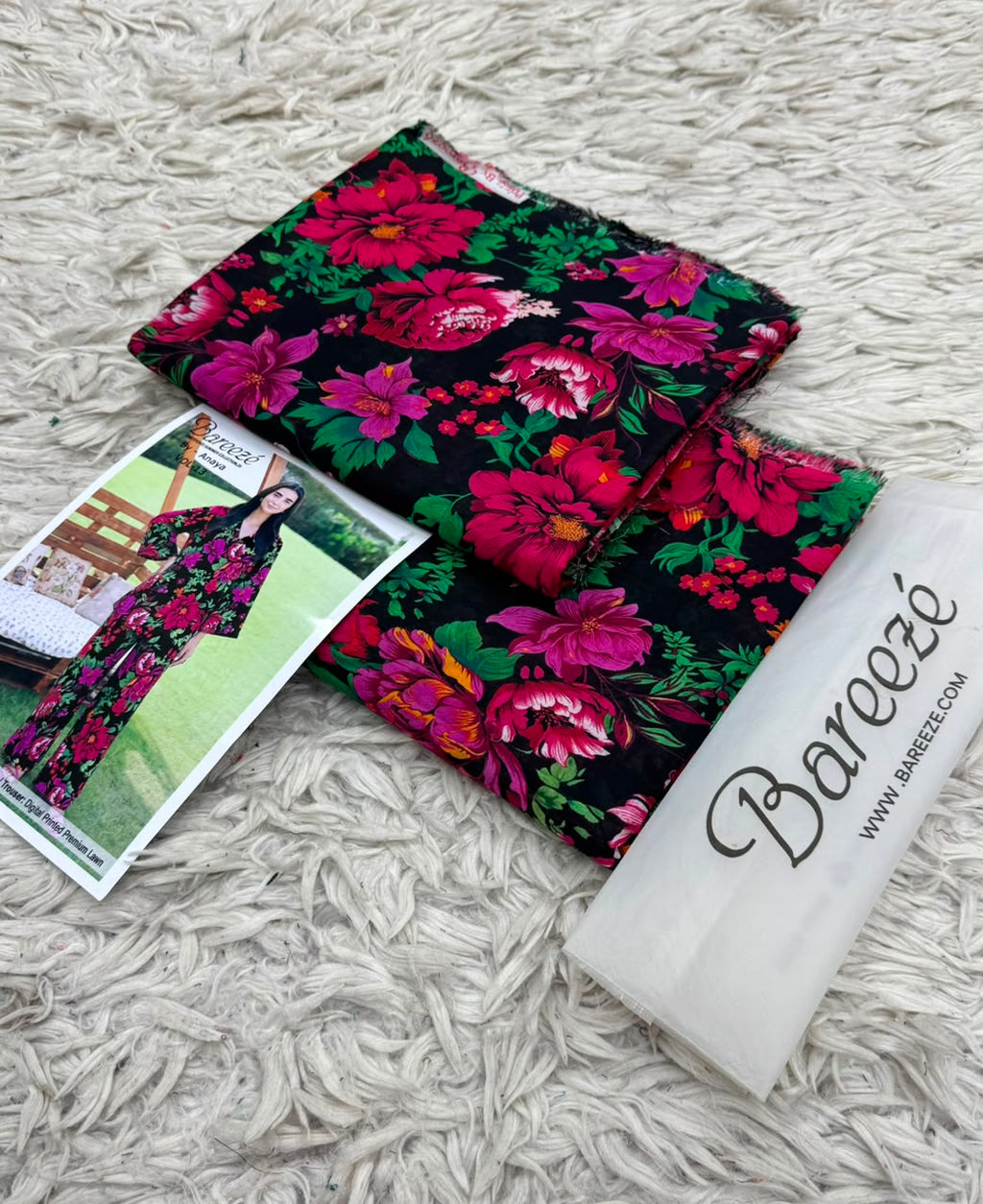 Bareeze Inspired Premium Unstitched 2PC Suit Collection (Shirt & Trouser)