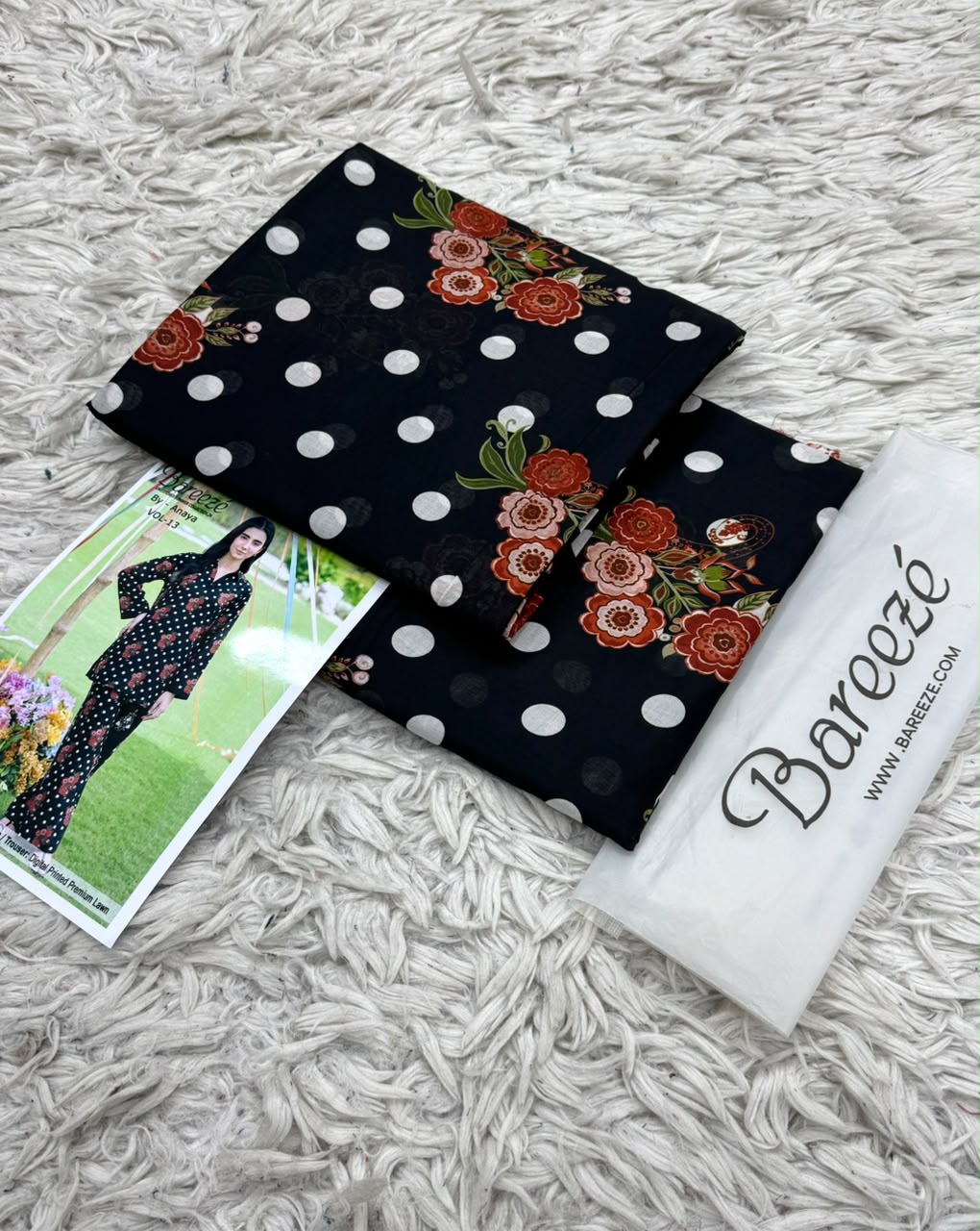 Bareeze Inspired Premium Unstitched 2PC Suit Collection (Shirt & Trouser)