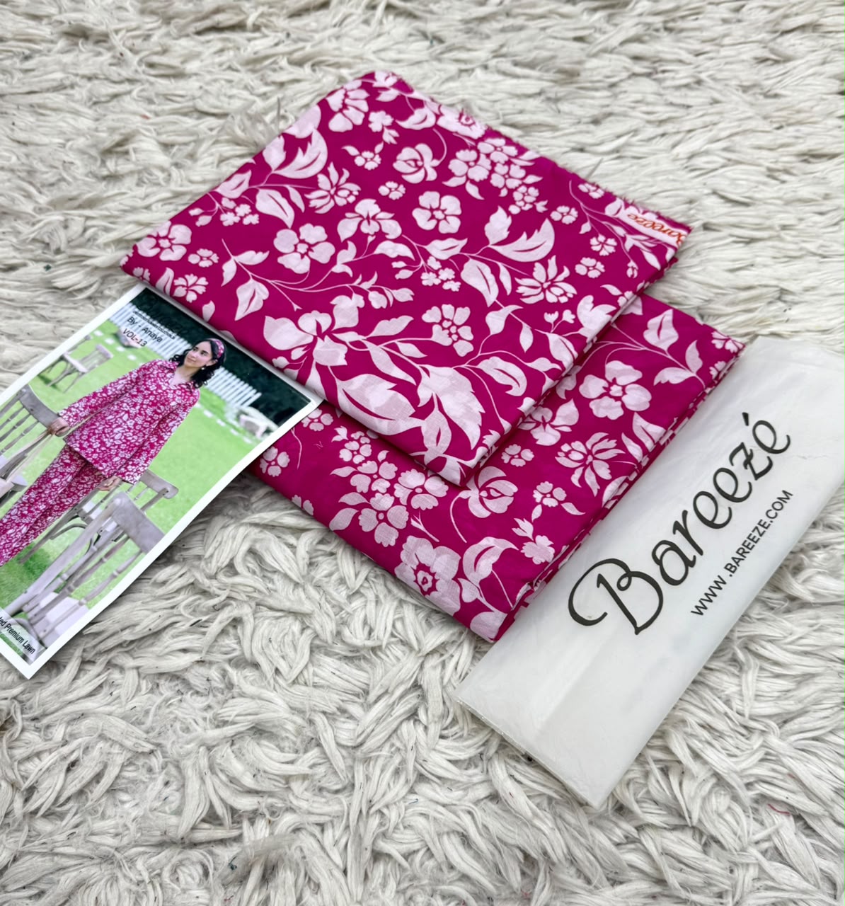 Bareeze Inspired Premium Unstitched 2PC Suit Collection (Shirt & Trouser)