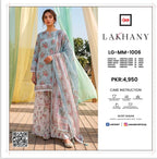 Lakhany Fabrics (LSM) Premium Unstitched Printed Lawn 3PC Collection