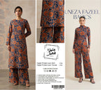 Uneza Fazeel Basics - Digital Printed Unstitched Lawn 2PC Suit