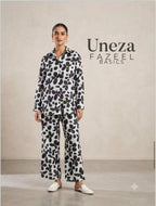 Uneza Fazeel Basics - Digital Printed Unstitched Lawn 2PC Suit