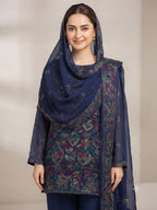MALTI CHIKAN KARI FULL JAAL STYLISH COLLECTION – 2PC CHIFFON