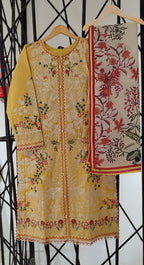 ETHEREAL ETHNIC COLLECTION – EMBROIDERED FESTIVE 3PC
