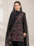 MALTI CHIKAN KARI FULL JAAL STYLISH COLLECTION – 2PC CHIFFON