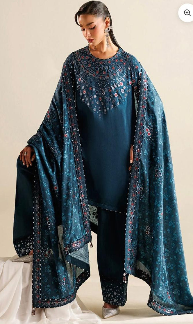 JAZMÍN EMBROIDERED RAW SILK LUXURY COLLECTION – 3PC