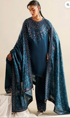 JAZMÍN EMBROIDERED RAW SILK LUXURY COLLECTION – 3PC