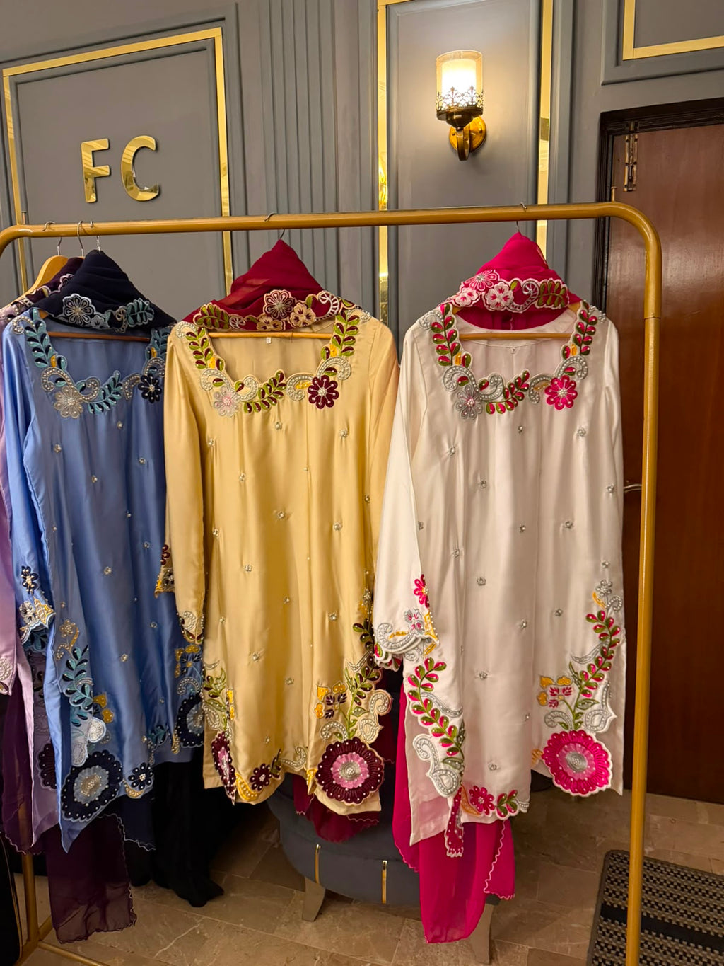 PREMIUM SILK EMBROIDERED & PEARLWORK COLLECTION – 3PC