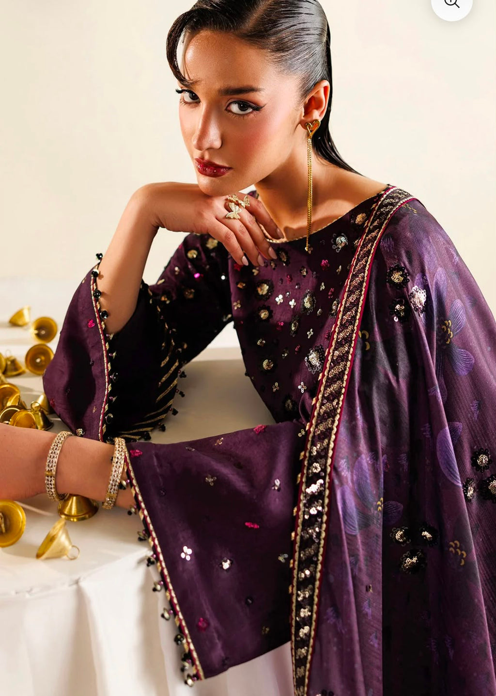 LUXURY EMBROIDERED & SEQUIN FORMAL COLLECTION – 3PC