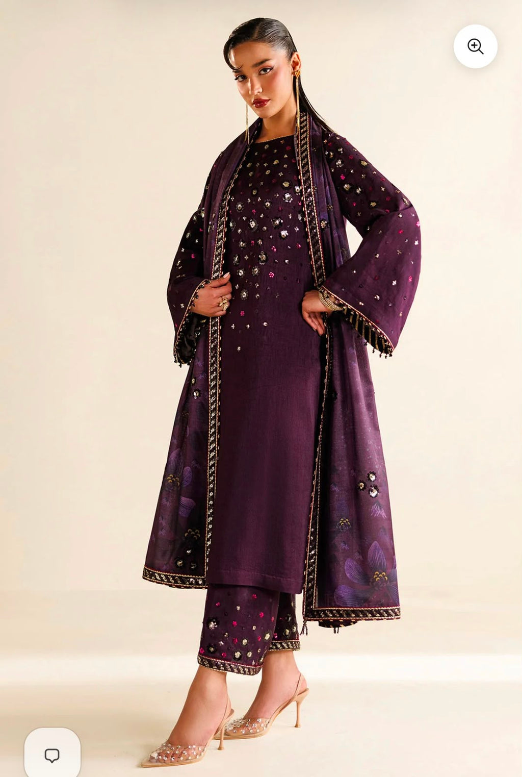 LUXURY EMBROIDERED & SEQUIN FORMAL COLLECTION – 3PC