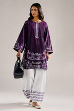 Premium Embroidered Solid Co-Ords