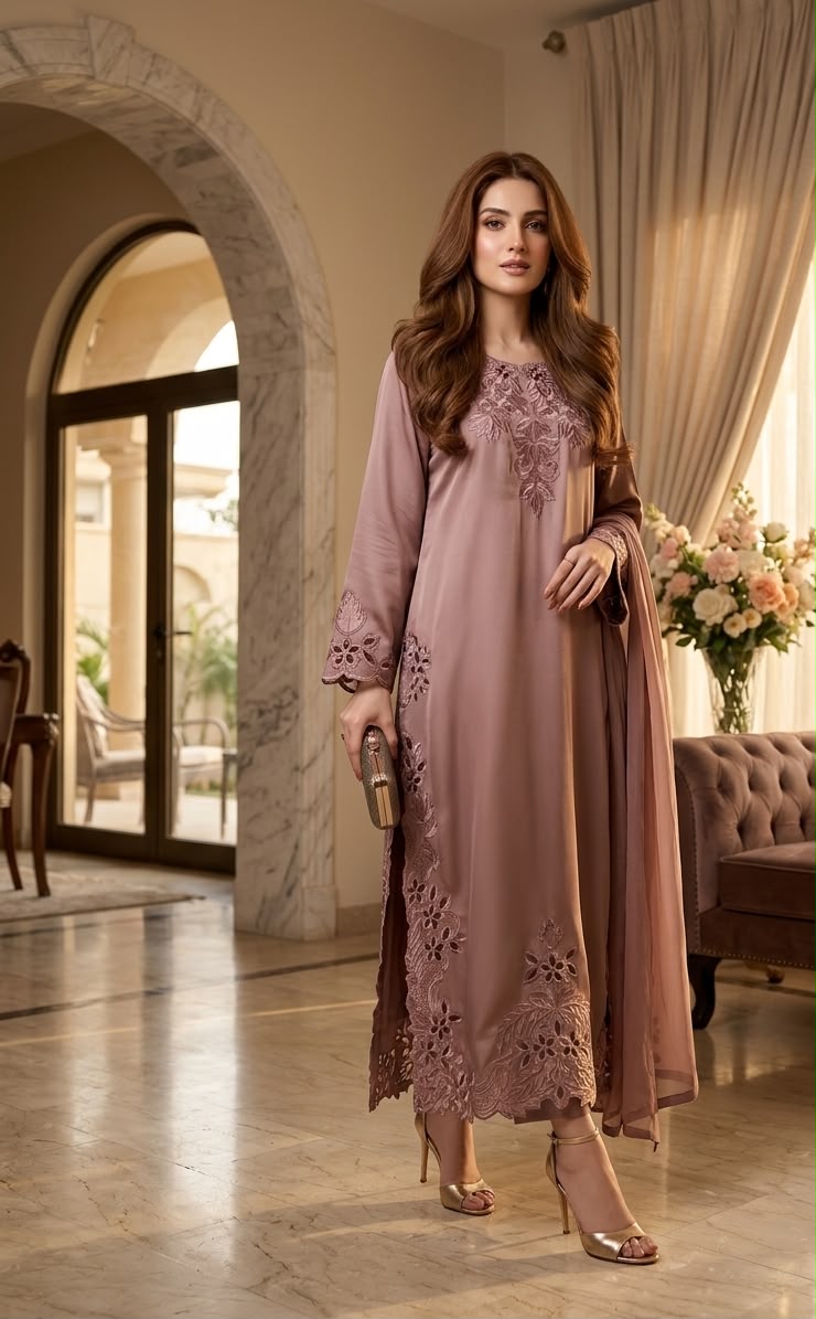 SILK EMBROIDERED CUTWORK COLLECTION