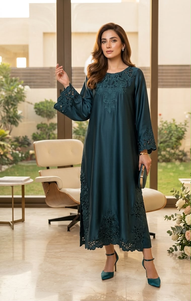 SILK EMBROIDERED CUTWORK COLLECTION