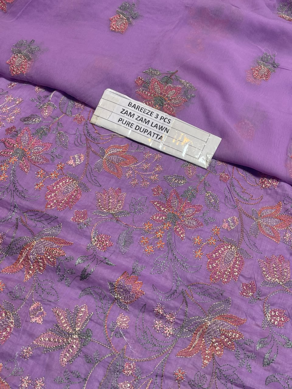 Premium Embroidered 3-Piece Unstitched Suit