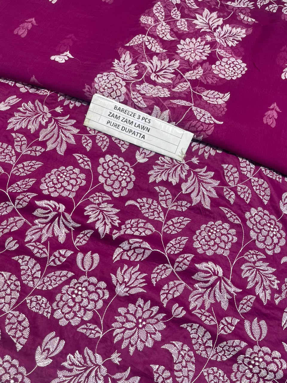 Premium Embroidered 3-Piece Unstitched Suit
