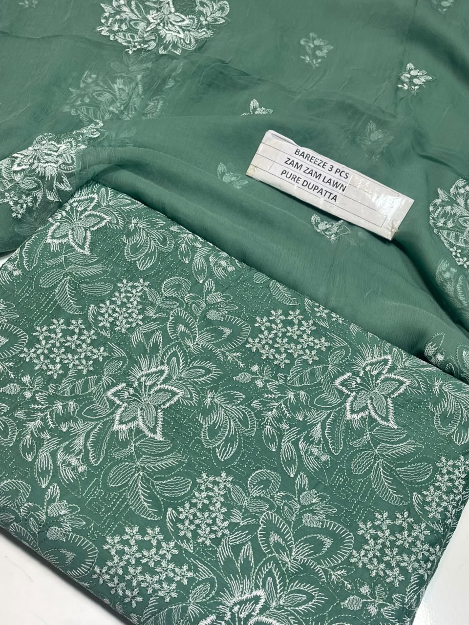 Premium Embroidered 3-Piece Unstitched Suit