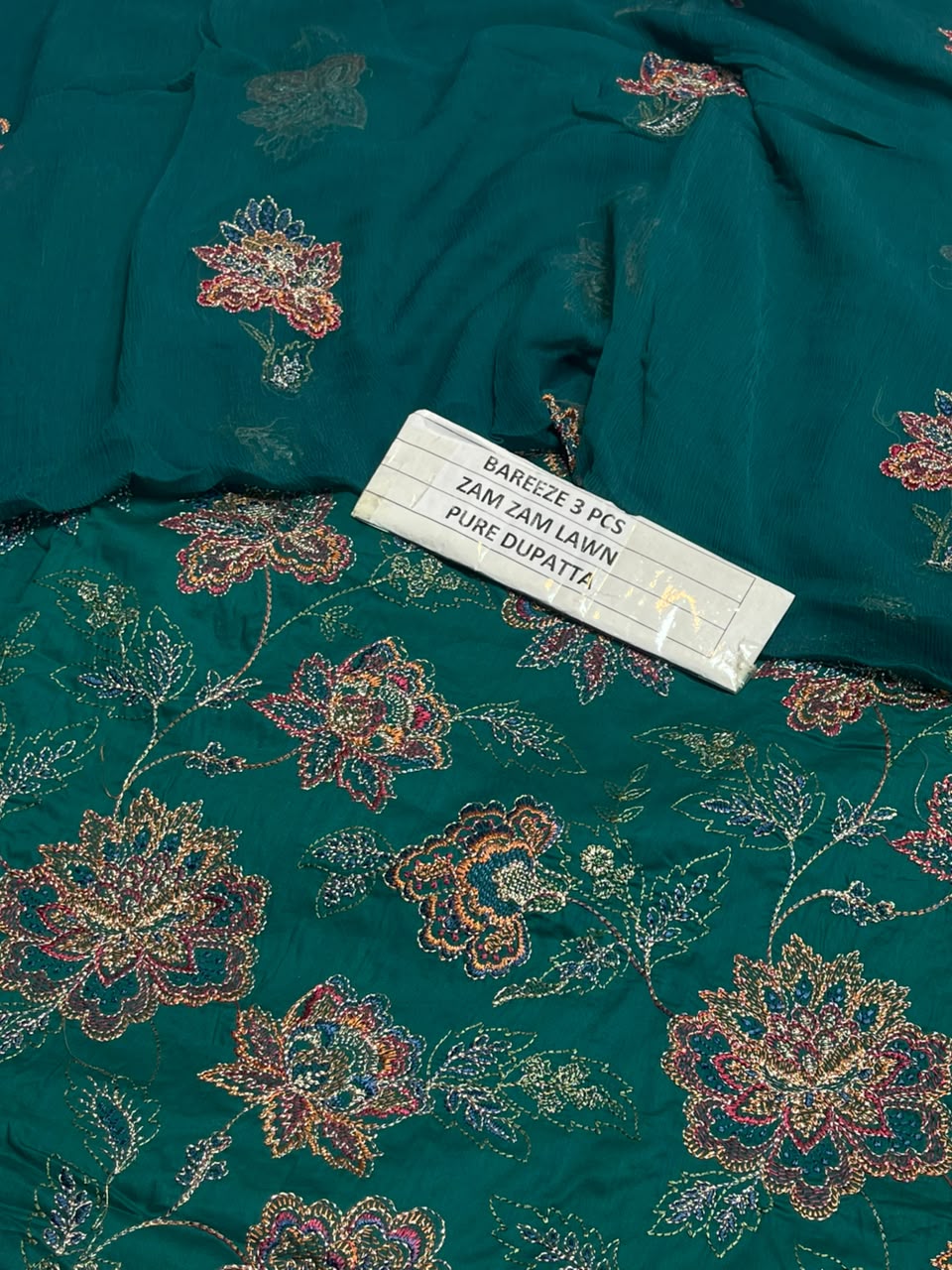 Premium Embroidered 3-Piece Unstitched Suit