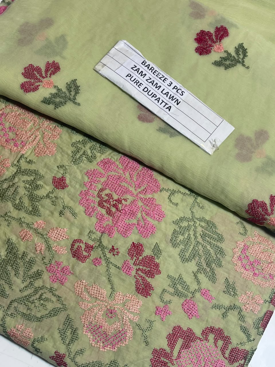 Premium Embroidered 3-Piece Unstitched Suit