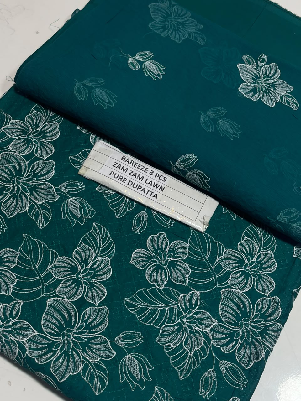 Premium Embroidered 3-Piece Unstitched Suit