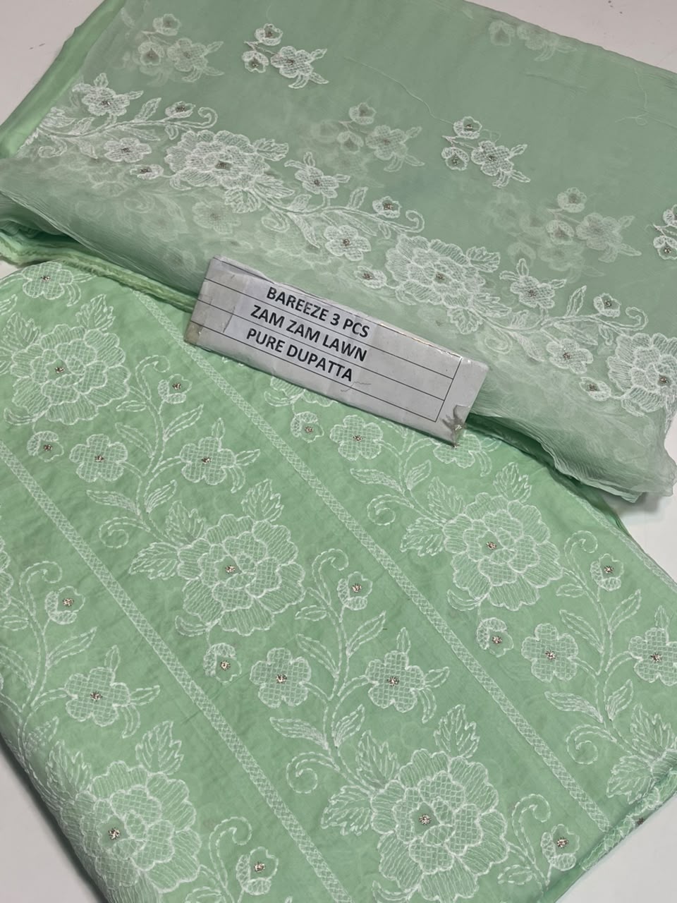 Premium Embroidered 3-Piece Unstitched Suit