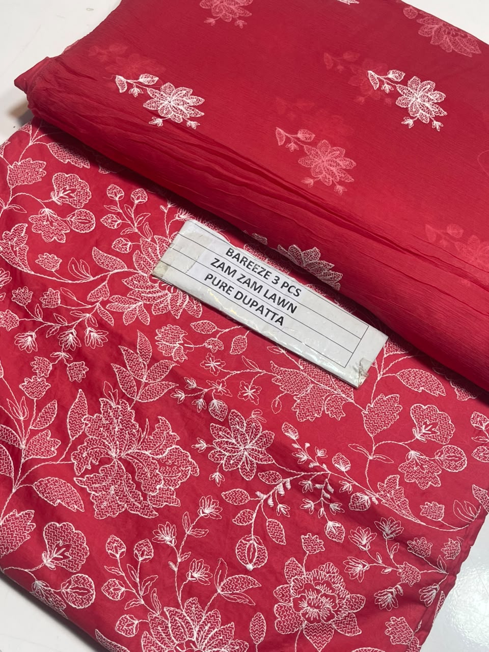 Premium Embroidered 3-Piece Unstitched Suit