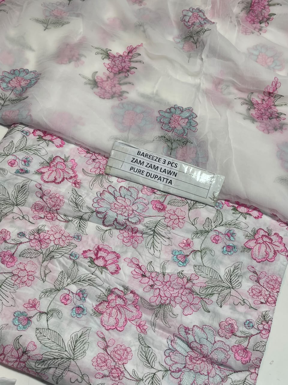 Premium Embroidered 3-Piece Unstitched Suit