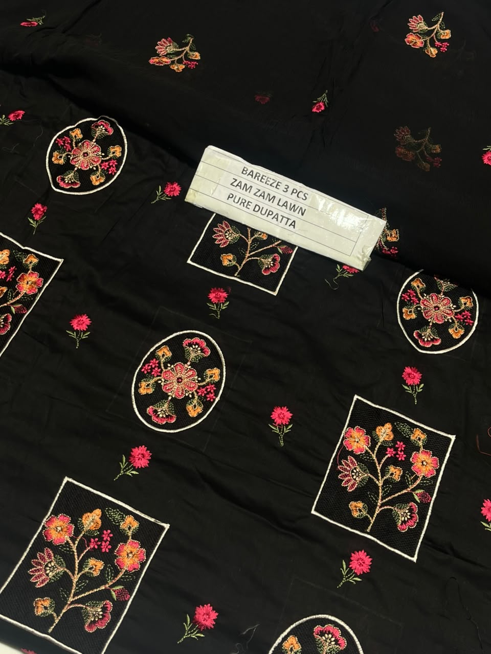 Premium Embroidered 3-Piece Unstitched Suit