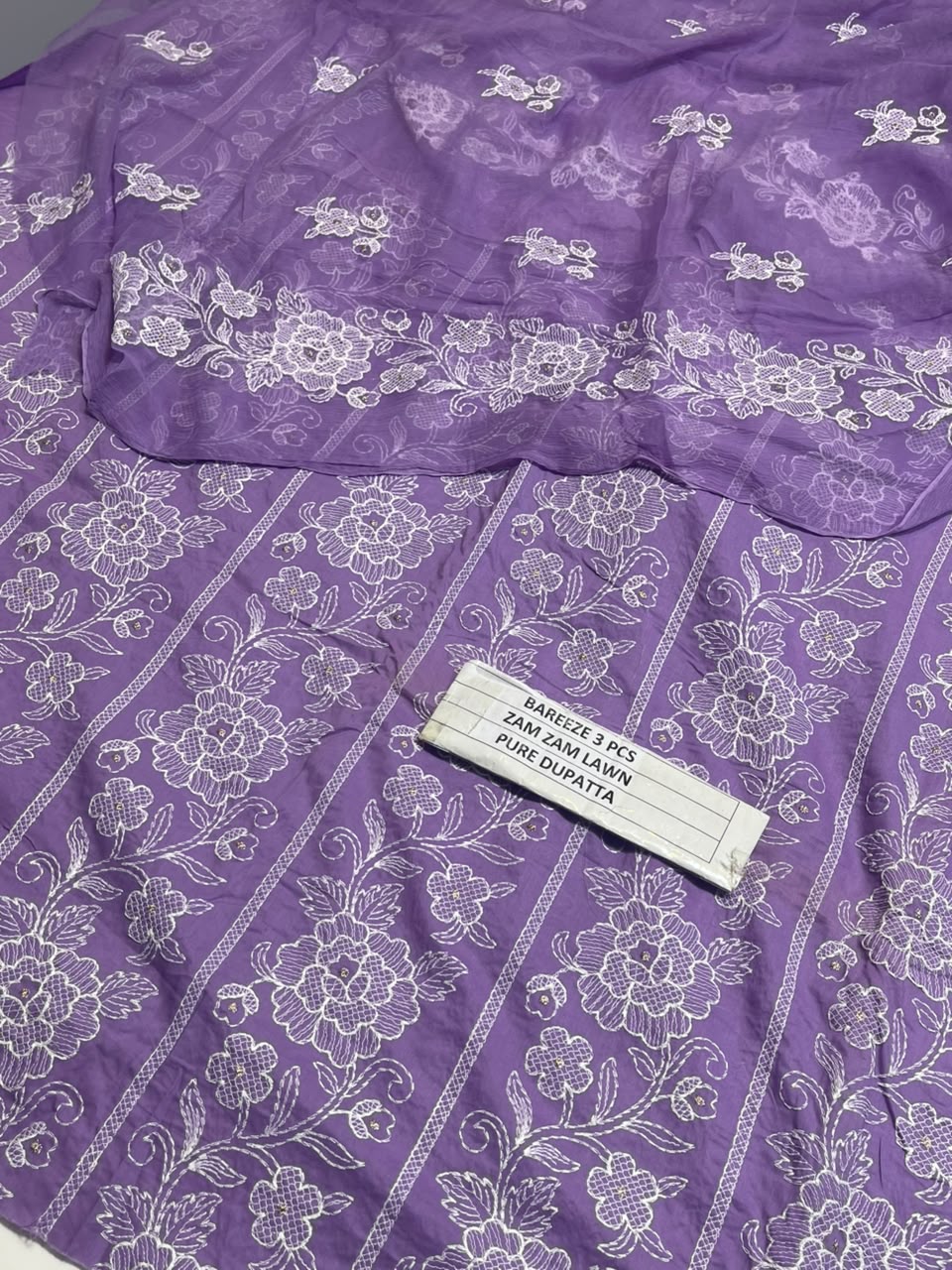 Premium Embroidered 3-Piece Unstitched Suit