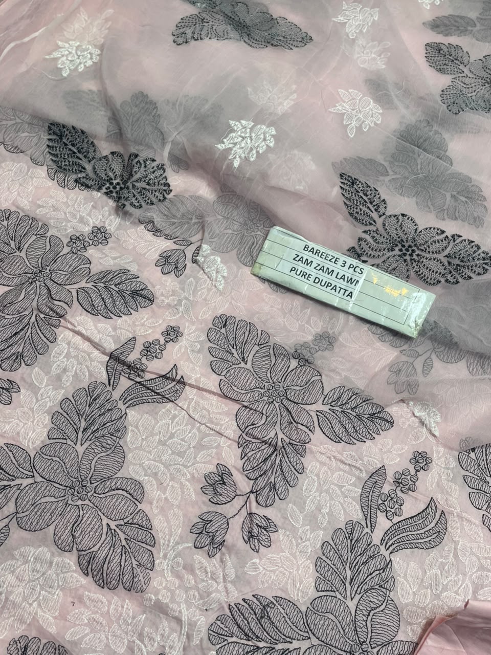 Premium Embroidered 3-Piece Unstitched Suit