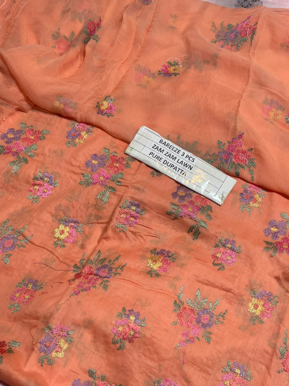 Premium Embroidered 3-Piece Unstitched Suit