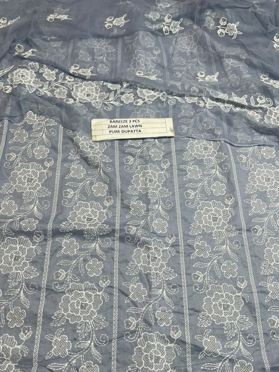 Premium Embroidered 3-Piece Unstitched Suit