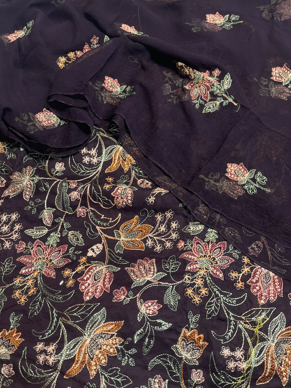 Premium Embroidered 3-Piece Unstitched Suit