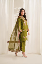 ANARKALI EMBROIDERED 3PC