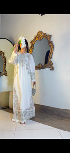 HEAVY EMBROIDERED VISCOSE KAFTAN