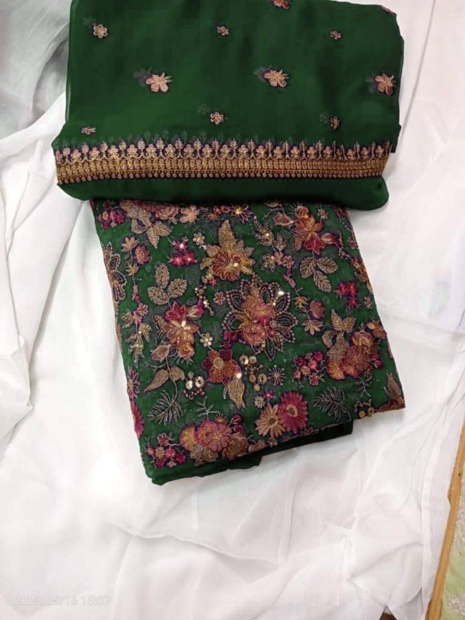 PARTY WEAR EMBROIDERED CHIFFON 2PC