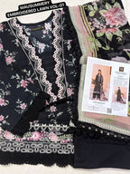 MAUSUMMERY EMBROIDERED & CHIKANKARI LAWN VOL-01