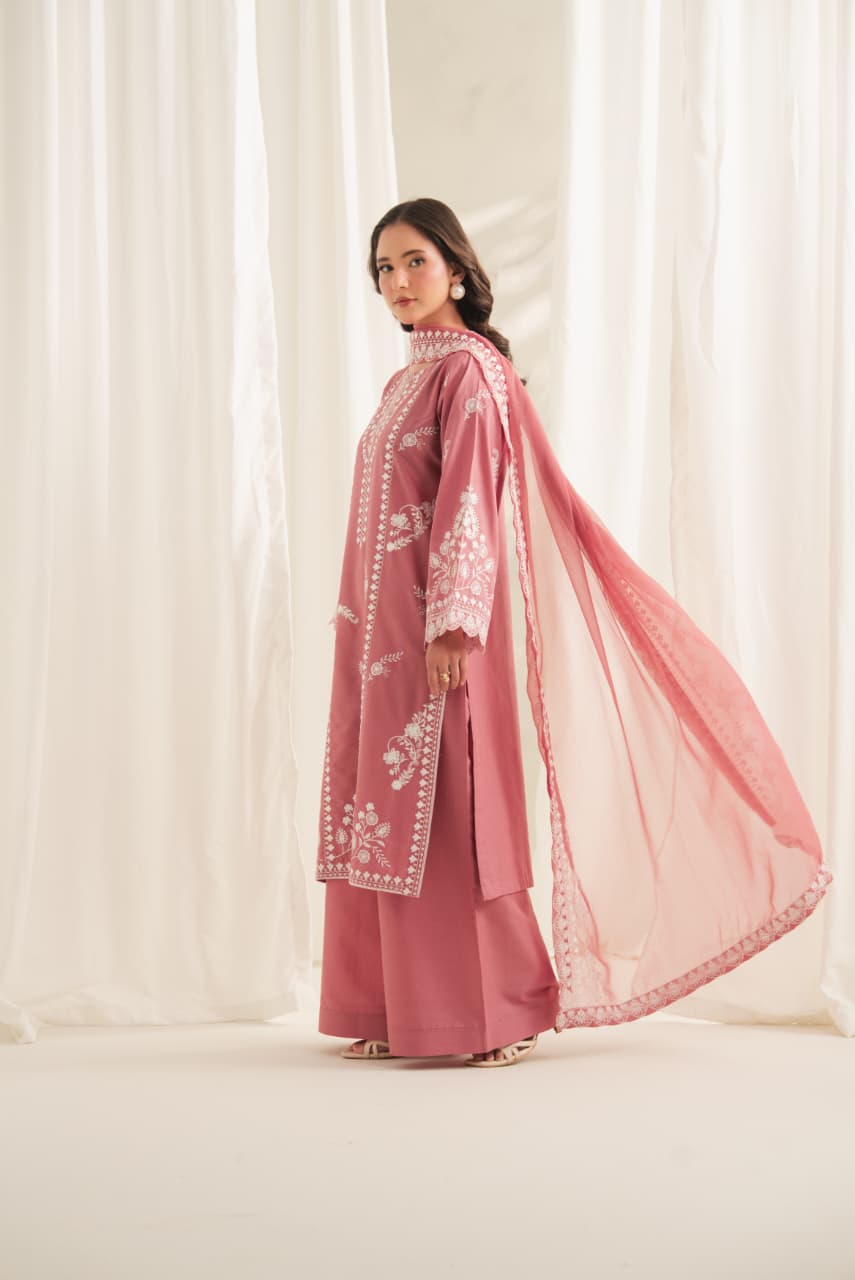 ELAAN EMBROIDERED 3PC (PLAZO)