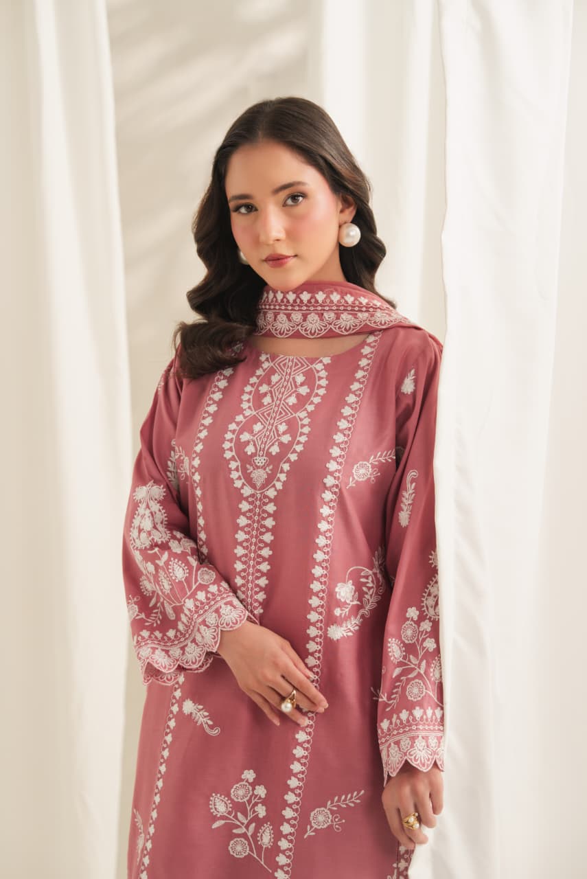 ELAAN EMBROIDERED 3PC (PLAZO)
