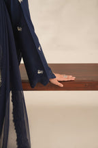 GUL-E-JAN EMBROIDERED 3PC (PLAZO)