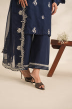GUL-E-JAN EMBROIDERED 3PC (PLAZO)