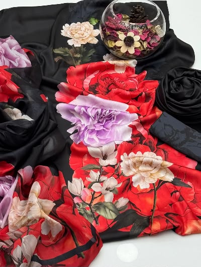 DIGITAL PRINTED SILK 3PC SUIT