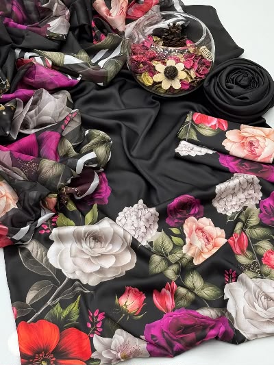 DIGITAL PRINTED SILK 3PC SUIT