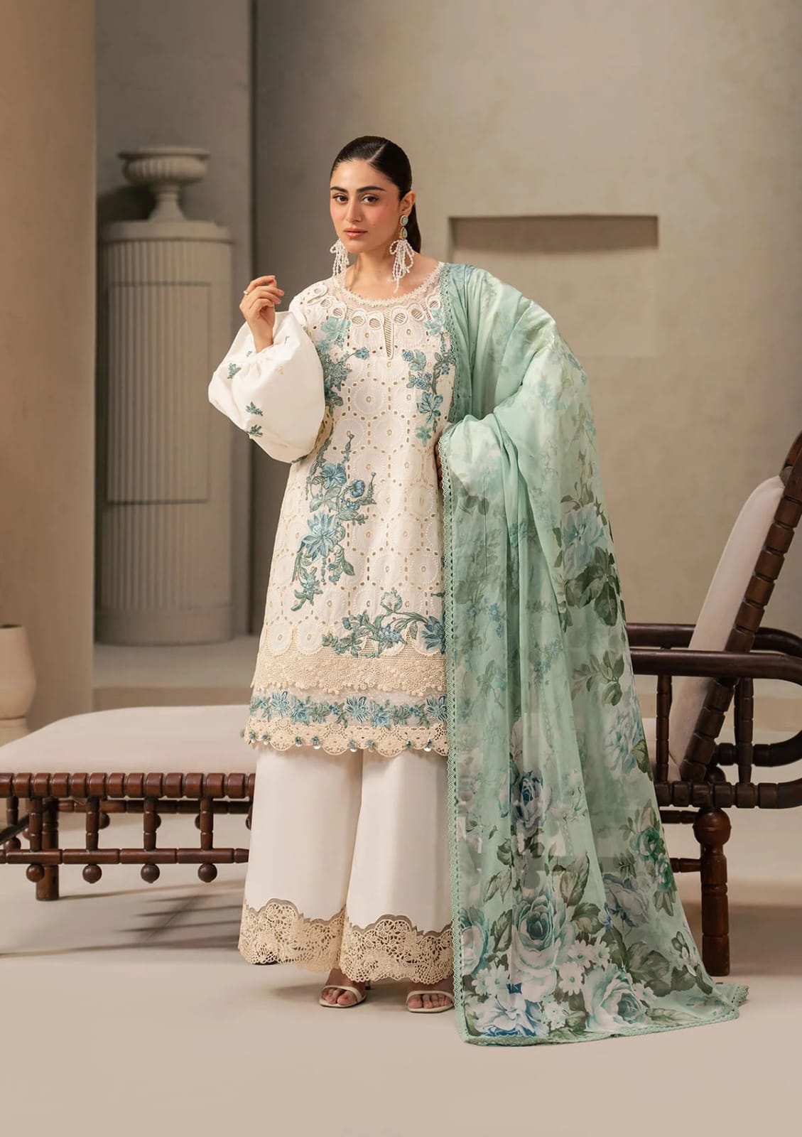 ELAF E CRAFT LUXURY CHIKANKARI LAWN 2026