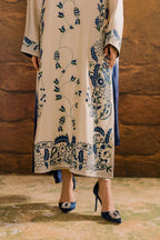 AARINA BLUE EMBROIDERED 3PC