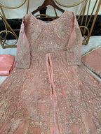 LUXURY HEAVY EMBELLISHED ORGANZA DOUBLE MAXI 3PC