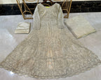 LUXURY HEAVY EMBELLISHED ORGANZA DOUBLE MAXI 3PC