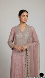 PREMIUM EMBROIDERED CHIFFON 3PC SUIT