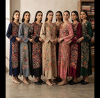KASHMIRI PASHMINA EMBROIDERED KAFTAN