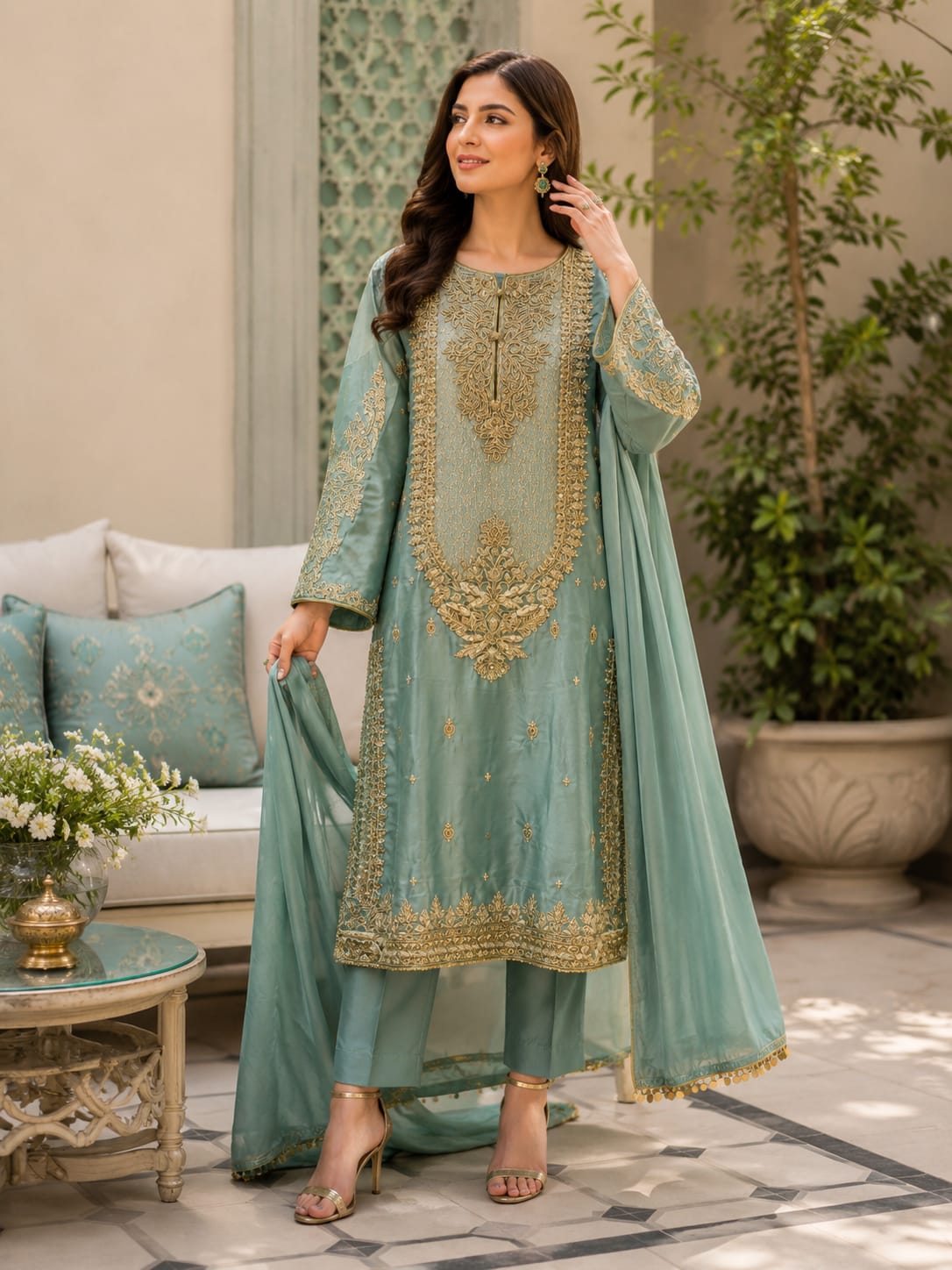 LUXURY HANDMADE K.B. COLLECTION 3PC